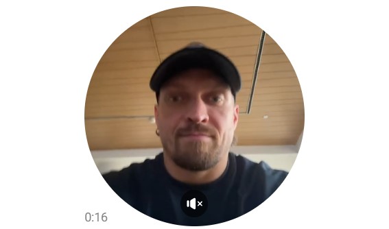 Усик виклав перше ВІДЕО у день бою з Верховеном Усик виклав перше ВІДЕО у день бою з Верховеном